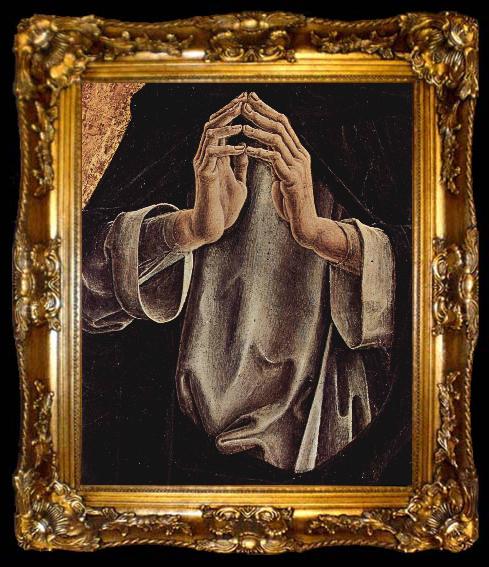 framed  Cosimo Tura Detail, ta009-2